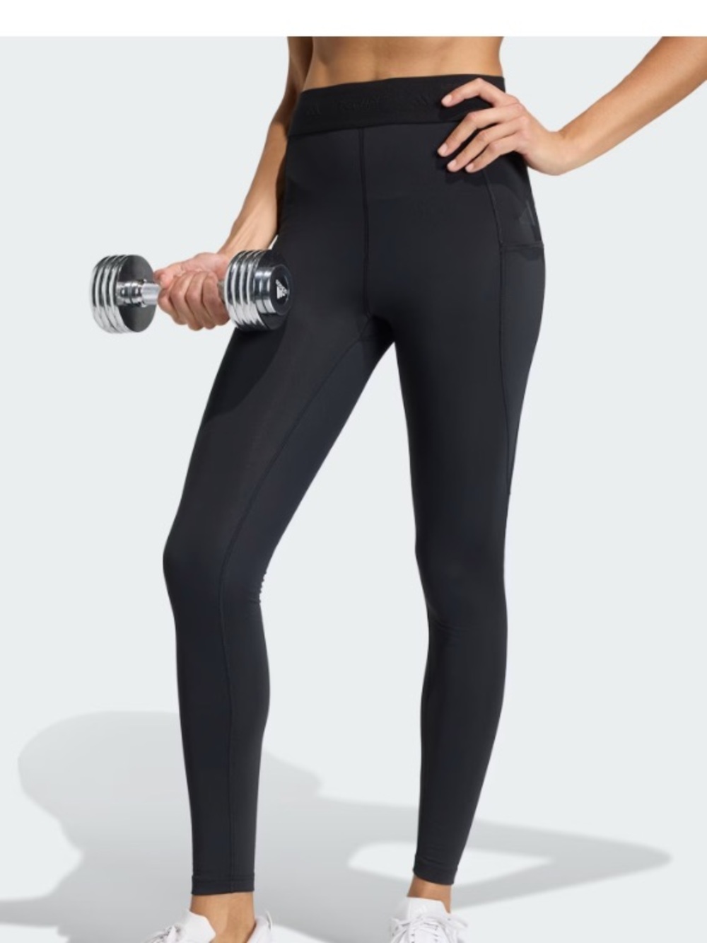 adidas Black Techfit COLD.RDY Full-Length Training Leggings New XS